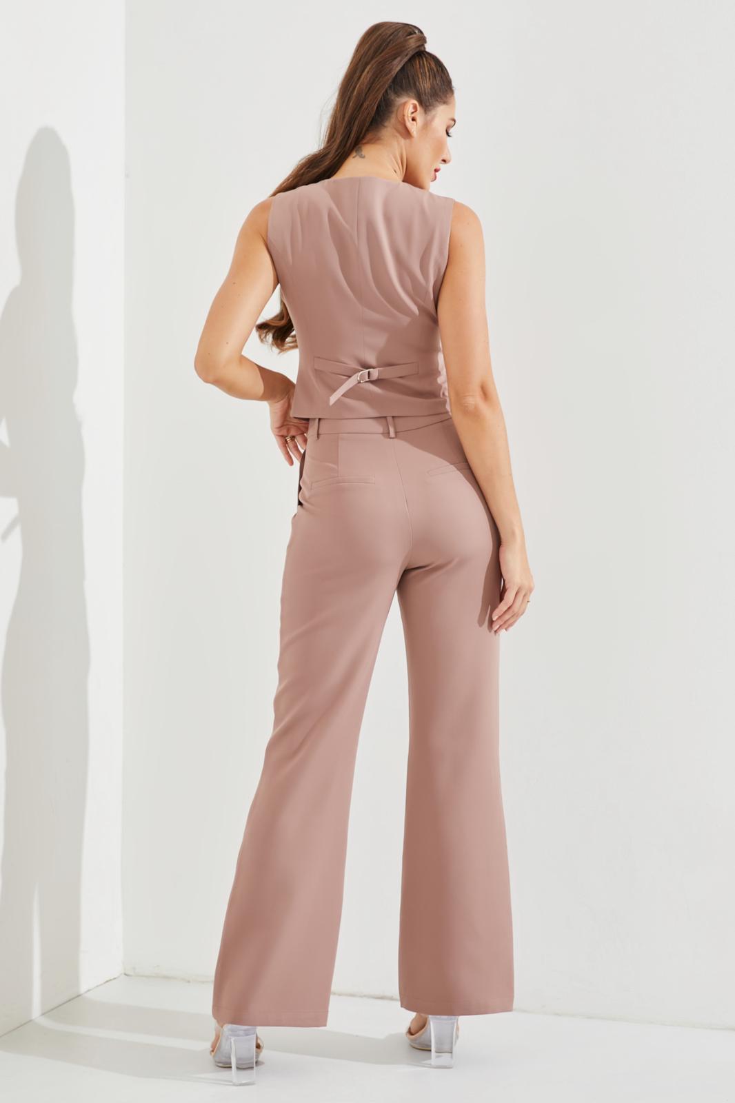 Woven Vest and Pants Set